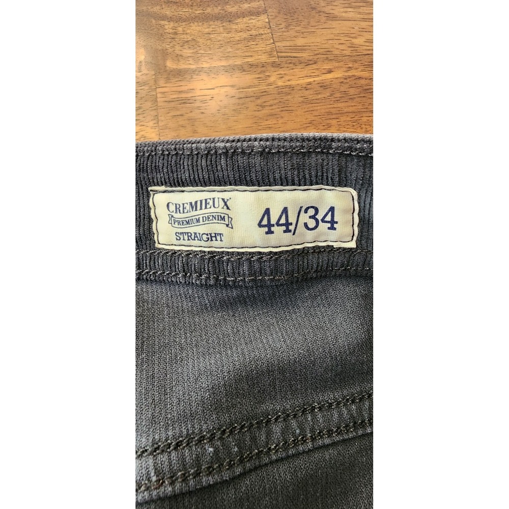 Cremiuex Corduroy Straight Leg Jeans 44×34 Chocolate Color.               Bin 2 - Picture 7 of 12